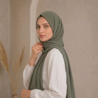 İpekçe Şal Hologram Yeşil 70*200 resmi