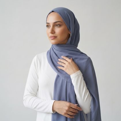 İpekçe Şal Medine 70*190 Duman Grisi resmi