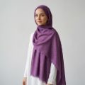 İpekçe Şal Hologram 70*200 Koyu Mor resmi