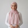 İpekçe Şal Hologram 70*200 Açık Pembe resmi