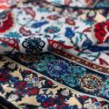 İpekçe Eşarp İp Rayon 100*100 Desenli - Lacivert resmi