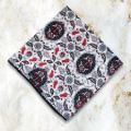 İpekçe Eşarp İp Rayon 100*100 Desenli - Gri resmi