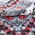 İpekçe Eşarp İp Rayon 100*100 Desenli - Gri resmi