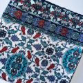 İpekçe Eşarp İp Rayon 100*100 Desenli - Mavi resmi