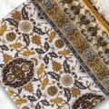 İpekçe Eşarp İp Rayon 100*100 Desenli- Sarı resmi
